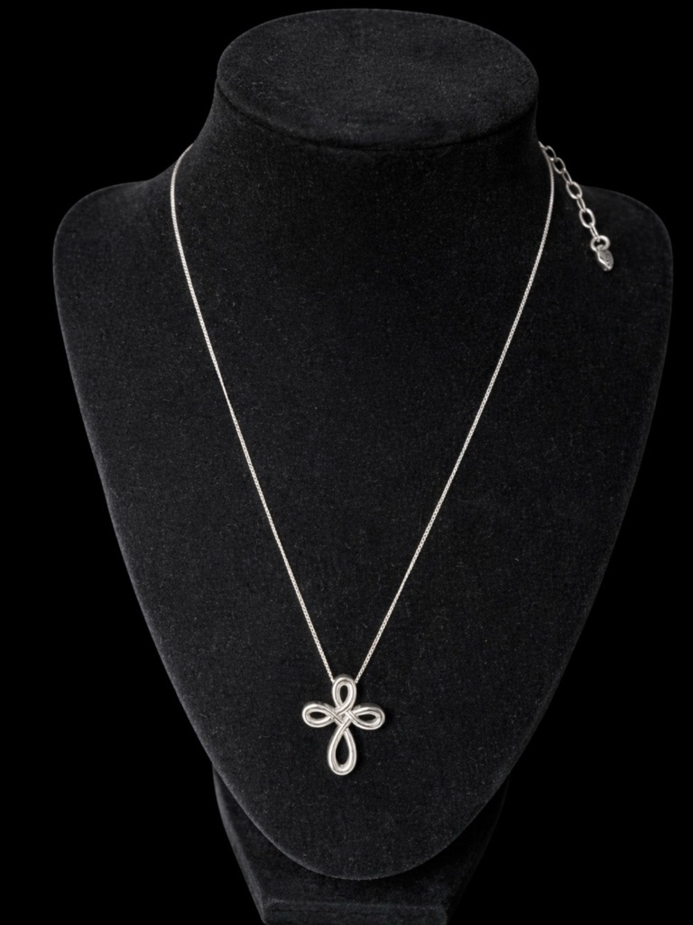 Brighton Interlock Petite Cross Necklace